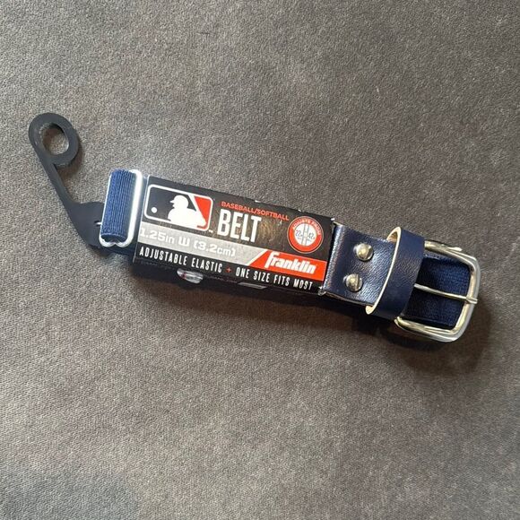 Franklin MLB Adjustable Elastic Belt Navy 22”- 42” One Size Fits Most NEW - Picture 1 of 5